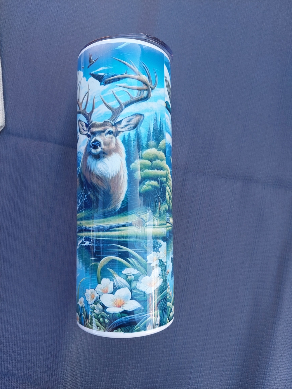 Fishing Bass 20oz Skinny Tumbler | Fisherman Outdoors Cup